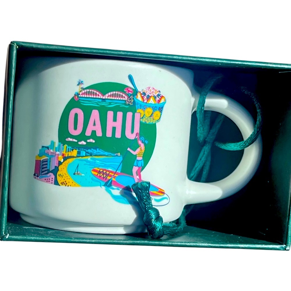 Starbucks 2025 Hawai’i Exclusive Collection: “Oahu” 2oz / 59ml Ceramic Mug